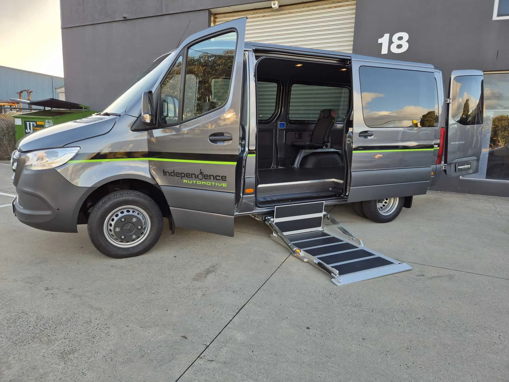 LOWERED FLOOR, WHEELCHAIR ACCESSIBLE DRIVER CONVERSION